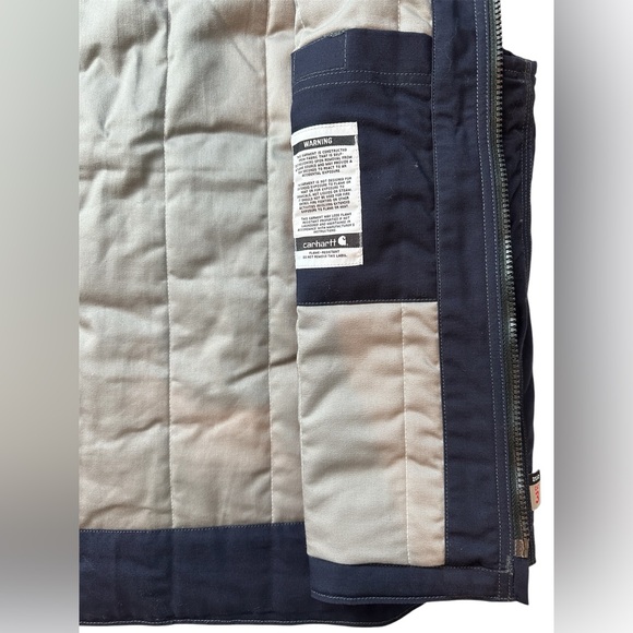New Carhartt Mens FLAME-RESISTANT QUICK DUCK VEST Flame Resistant - Picture 5 of 6